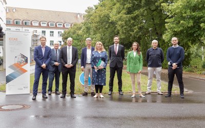 Staatsministerin Petra Köpping und Landtagsabgeordneter Holger Mann zu Besuch beim ICCAS